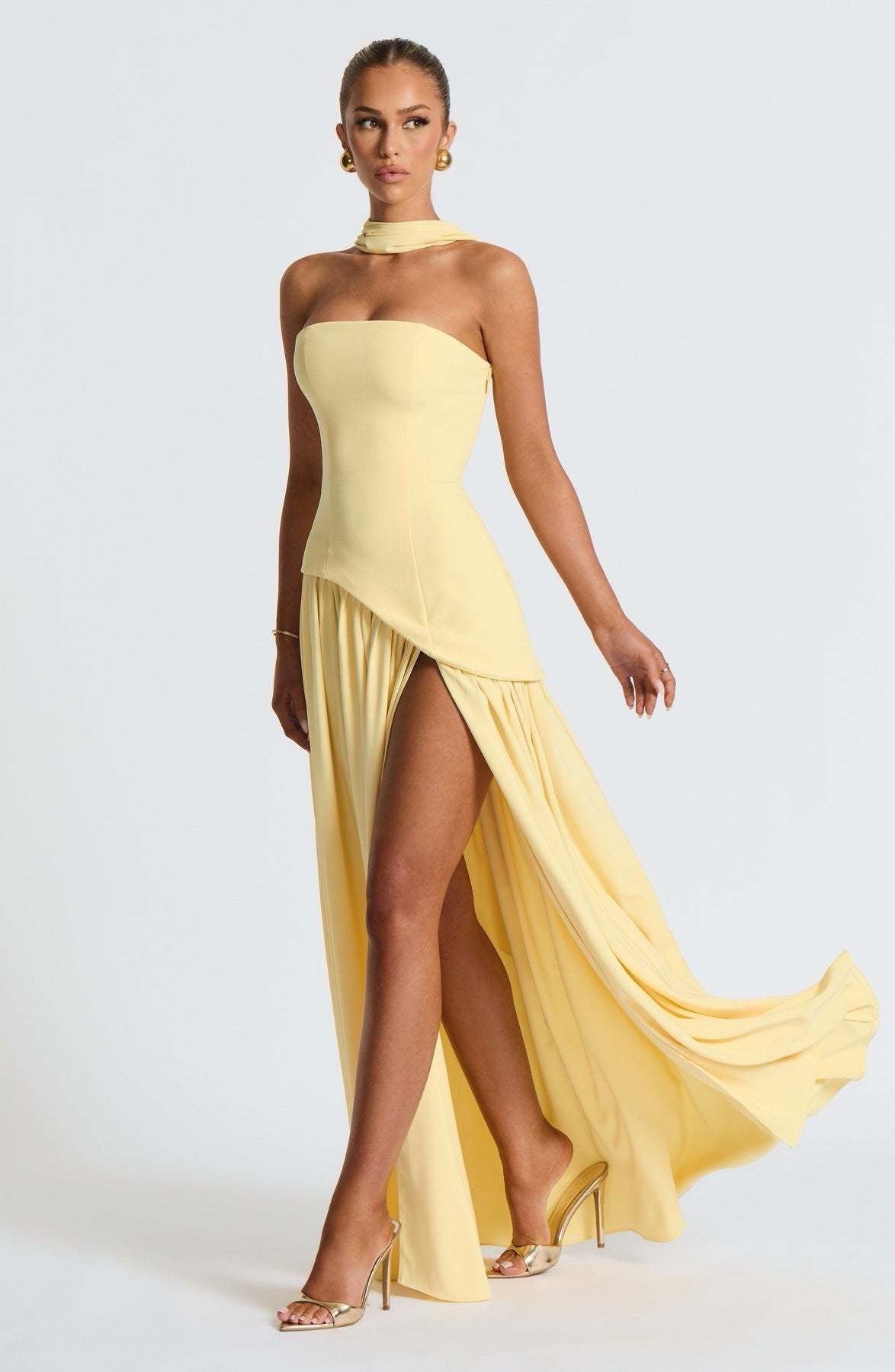 Beatriz™ | Vestido Longo com Corte Sofisticado - Ines Braga