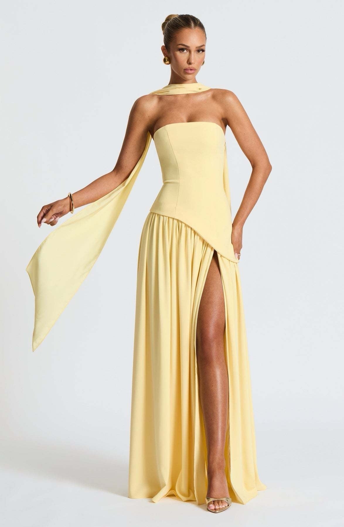 Beatriz™ | Vestido Longo com Corte Sofisticado - Ines Braga