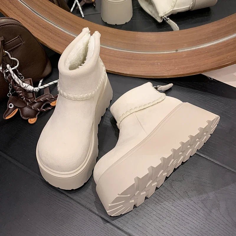 Benedita | Botas com plataforma elegante para dias frios - Ines Braga