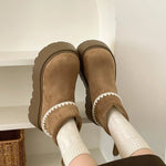 Benedita | Botas com plataforma elegante para dias frios - Ines Braga