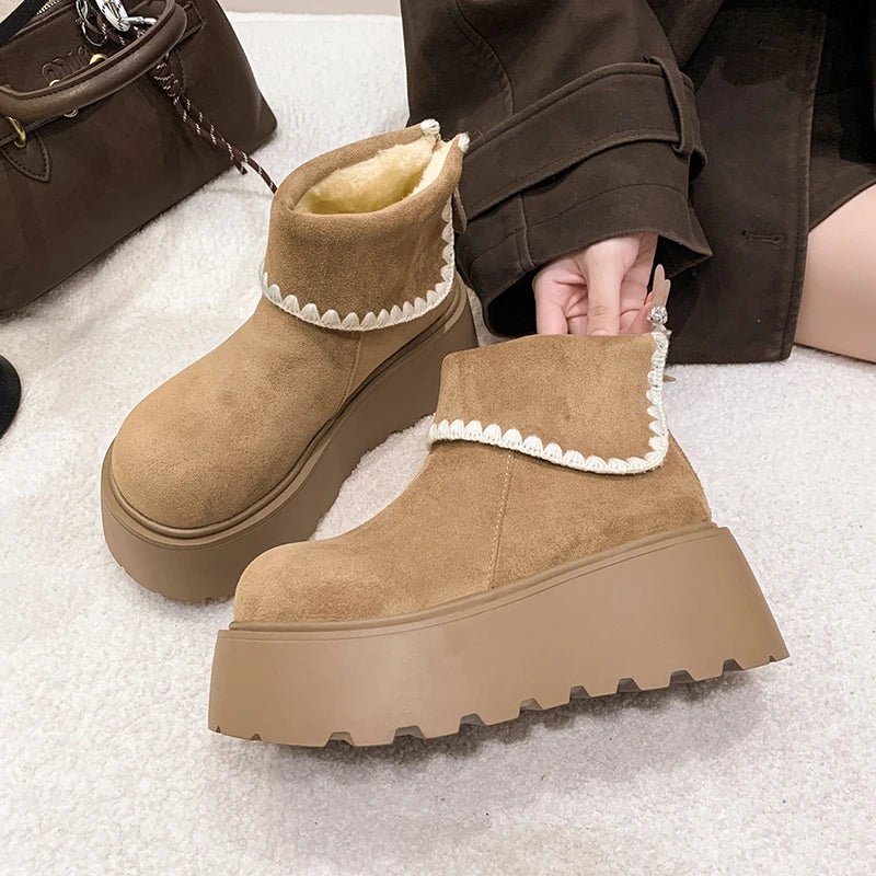Benedita | Botas com plataforma elegante para dias frios - Ines Braga