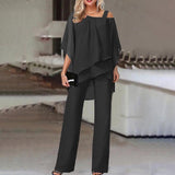 Bianca | Elegância Atemporal em Conjunto com Ombros à Mostra - Ines Braga