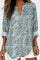 Blusa Blue Dusk Bloom - Ines Braga