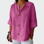 Blusa casual com textura - Ines Braga