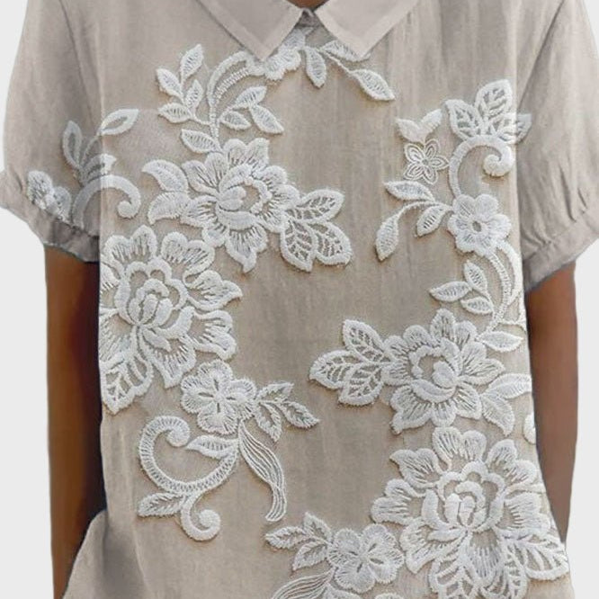 Blusa com Gola Lily - Ines Braga