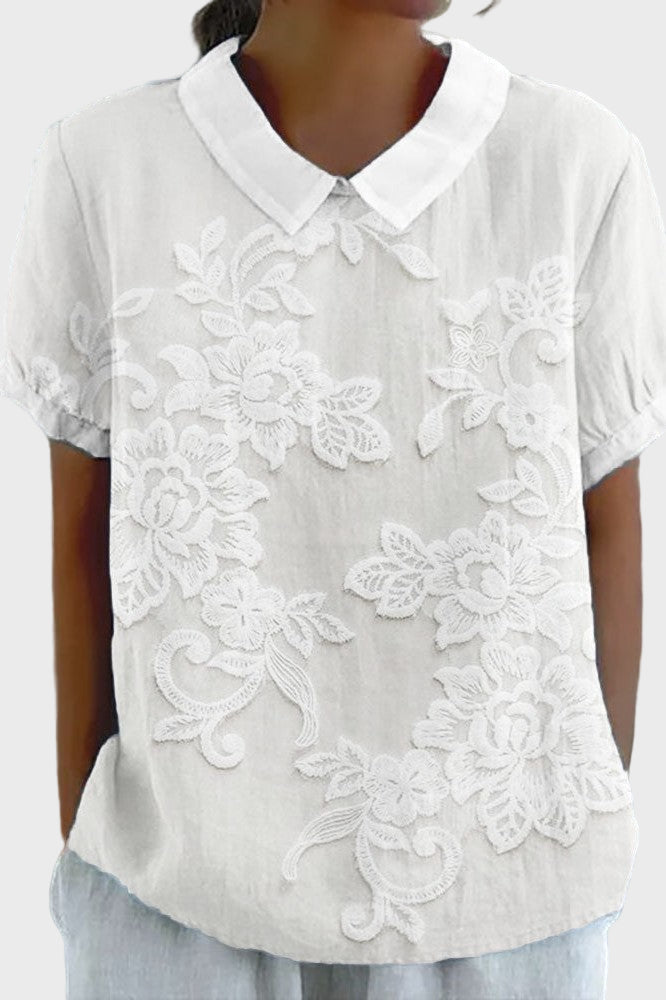 Blusa com Gola Lily - Ines Braga