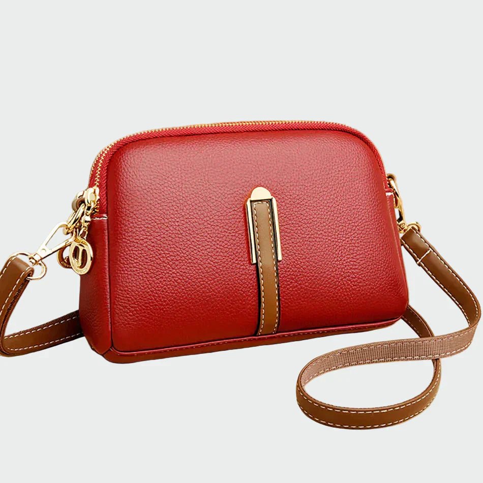 Bolsa de ombro de couro elegante - Ines Braga