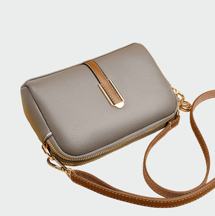 Bolsa de ombro de couro elegante - Ines Braga