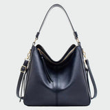 Bolsa hobo de couro clássica - Ines Braga