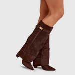 Botas Altas com Design Elegante - Ines Braga