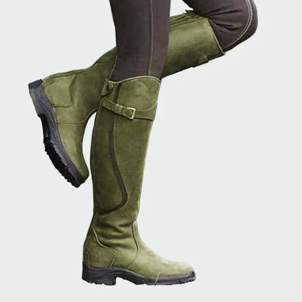 Botas de couro ortopédicas premium - Ines Braga