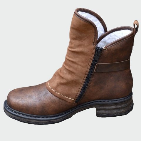 Botas de couro para o campo para conforto diário - Ines Braga