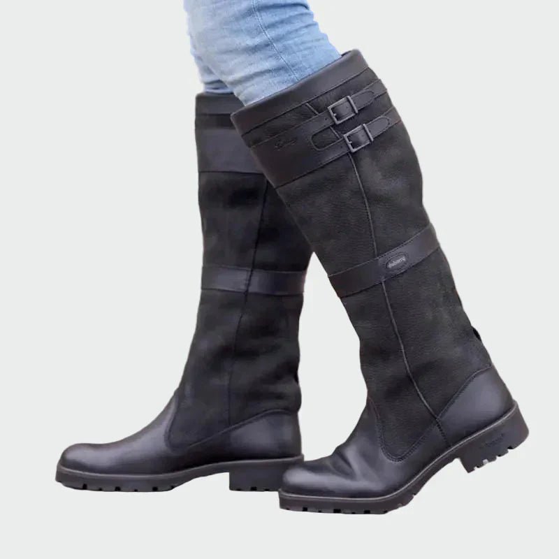 Botas de couro retro - Ines Braga