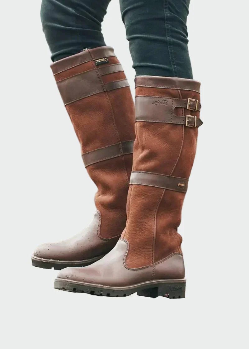 Botas de couro retro - Ines Braga