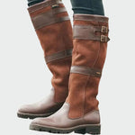 Botas de couro retro - Ines Braga