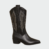 Botas de cowboy ocidentais em pele - Ines Braga