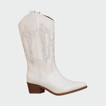 Botas de cowboy ocidentais em pele - Ines Braga