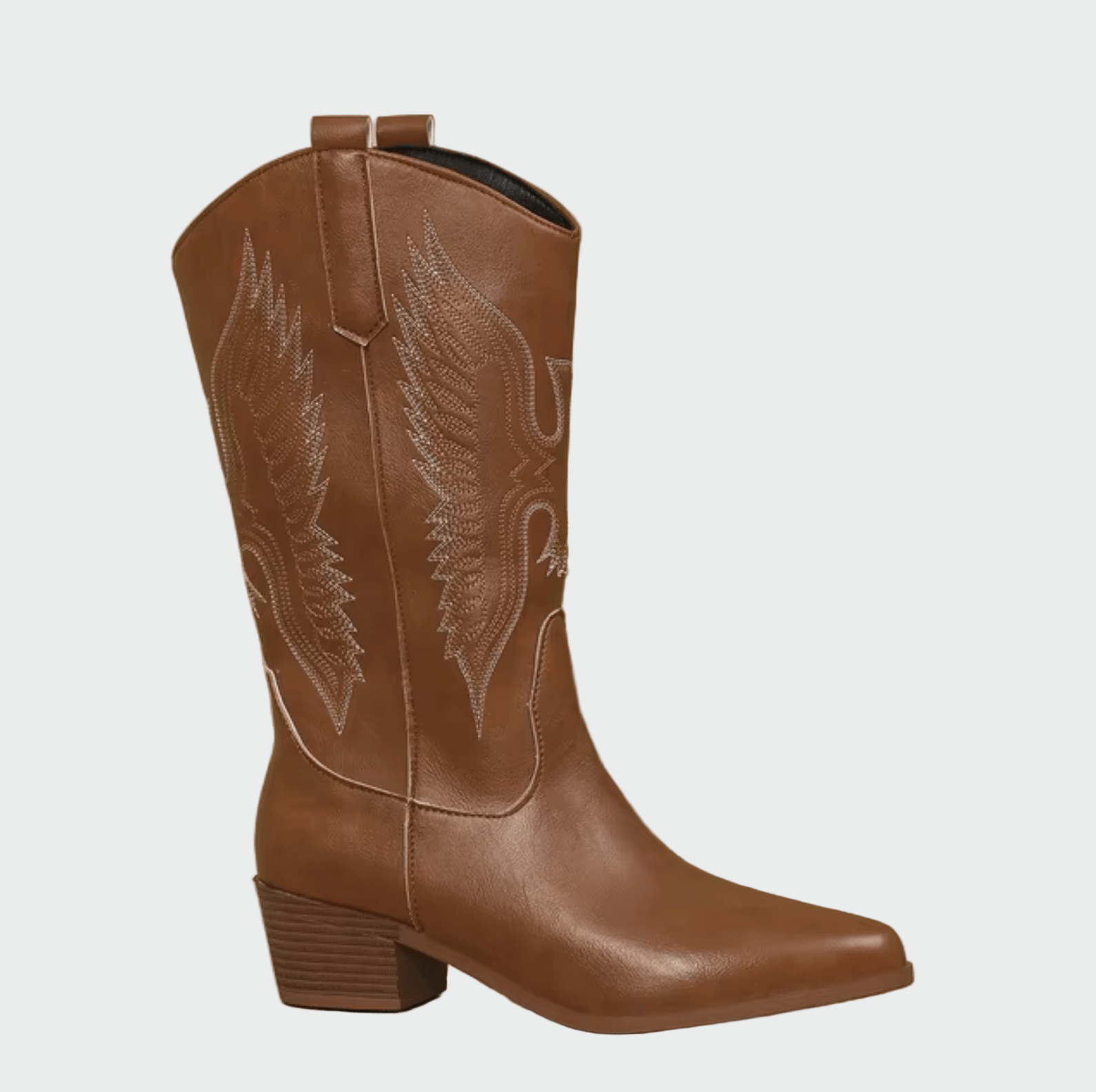Botas de cowboy ocidentais em pele - Ines Braga