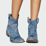 Botas de cowboy retro de tornozelo - Ines Braga