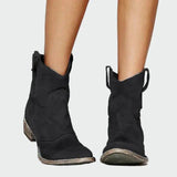 Botas de cowboy retro de tornozelo - Ines Braga