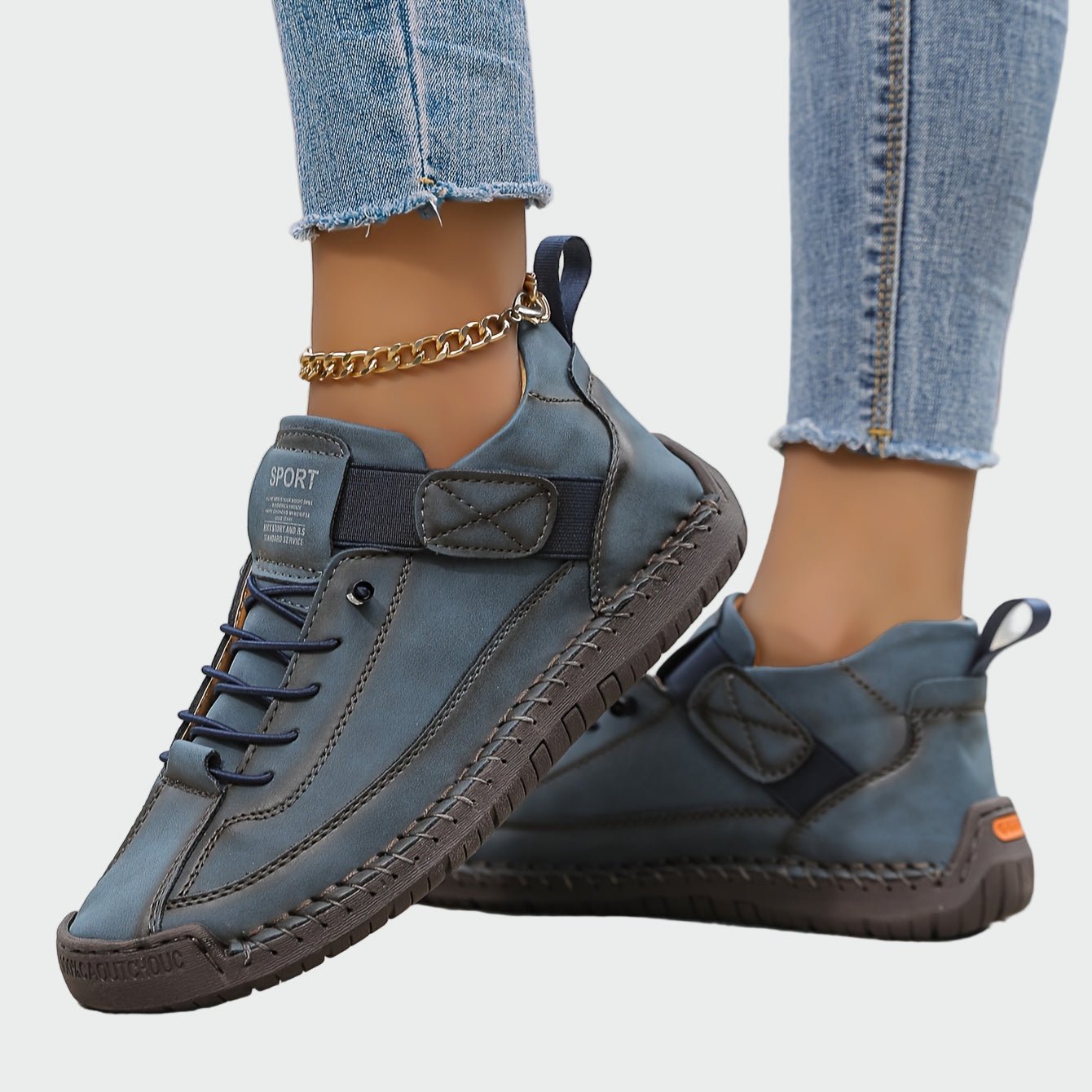 Botas ortopédicas de couro - Ines Braga