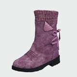 Botins de camurça elegantes - Ines Braga