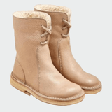 Botins de couro impermeáveis com forro de lã - Ines Braga