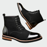 Botins de couro Oxford - Ines Braga