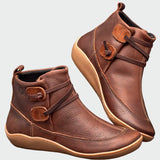 Botins ortopédicos de couro premium - Ines Braga