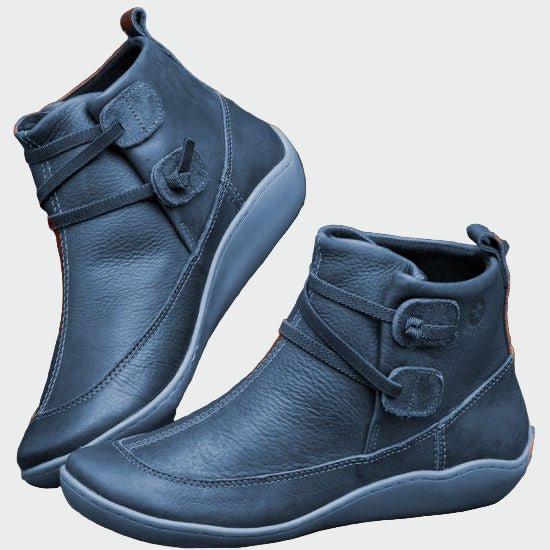 Botins ortopédicos de couro premium - Ines Braga