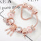 BrilhoNobre Pulseira Floco de Neve Rosas - Pendente Prata - Ines Braga
