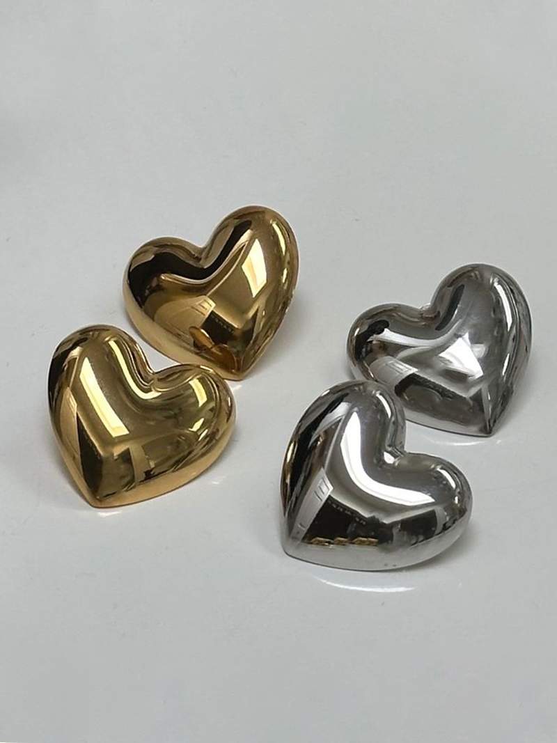 Brincos Heart - Ines Braga