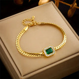 Pulseira Joana Verdejante com Esmeralda