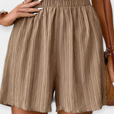 Calções Elegantes com Pregas - Ines Braga