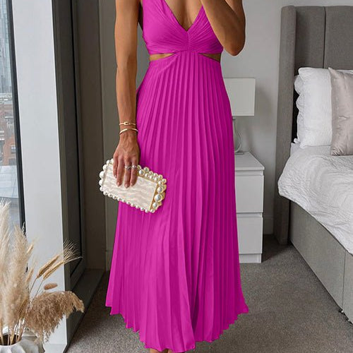 Camilla™ - Vestido Sem Mangas /Midi - Ines Braga