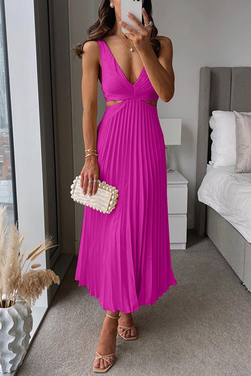 Camilla™ - Vestido Sem Mangas /Midi - Ines Braga