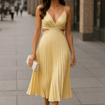 Camilla™ - Vestido Sem Mangas /Midi - Ines Braga