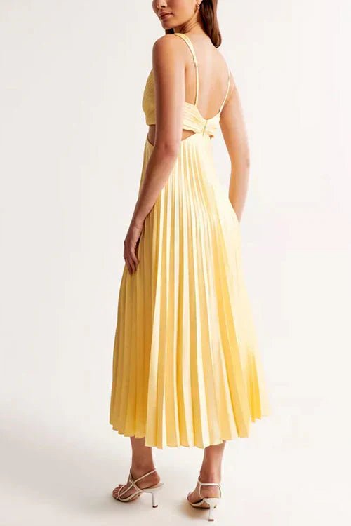 Camilla™ - Vestido Sem Mangas /Midi - Ines Braga