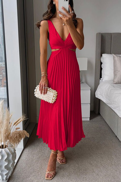 Camilla™ - Vestido Sem Mangas /Midi - Ines Braga