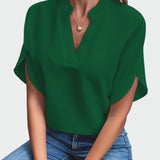 Camisa com estampa drapeada - Ines Braga