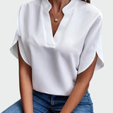 Camisa com estampa drapeada - Ines Braga