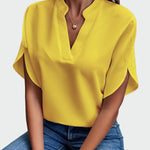 Camisa com estampa drapeada - Ines Braga