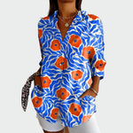 Camisa estilosa com estampa floral - Ines Braga