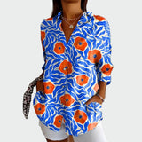 Camisa estilosa com estampa floral - Ines Braga