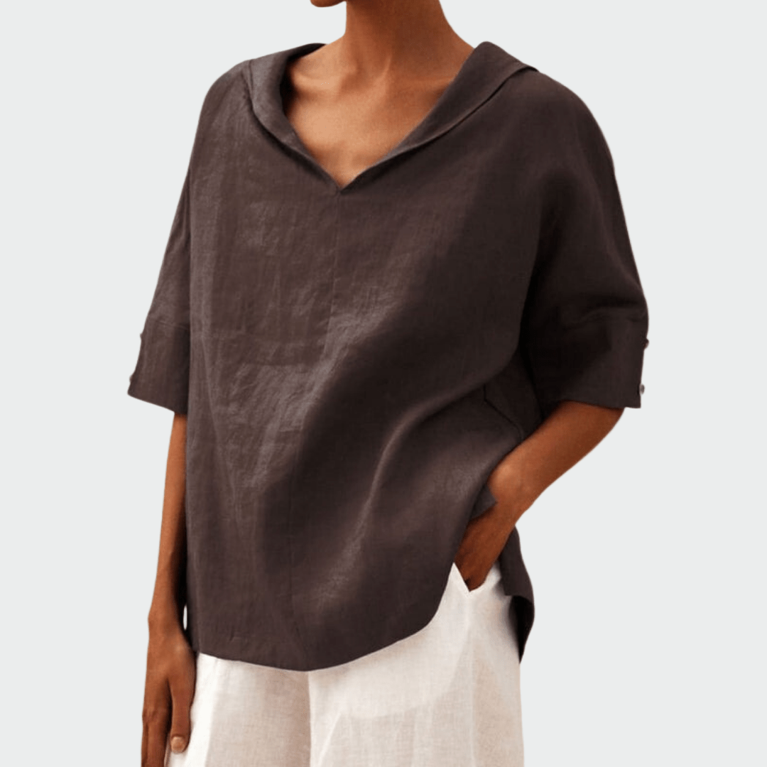 Camiseta casual | Linha confortável - Ines Braga