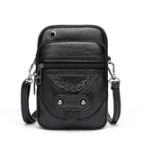 Carice | Bolsa de Couro Vintage Durável e Versátil - Ines Braga