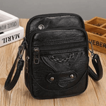 Carice | Bolsa de Couro Vintage Durável e Versátil - Ines Braga