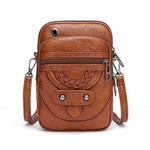 Carice | Bolsa de Couro Vintage Durável e Versátil - Ines Braga
