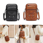 Carice | Bolsa de Couro Vintage Durável e Versátil - Ines Braga