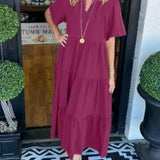 Carlota | Vestido Maxi com Movimento - Ines Braga